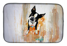 Load image into Gallery viewer, Boston Terrier Scout Dish Drying Mat – Absorbent, Artistic Kitchen Essentials