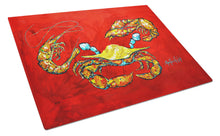 Load image into Gallery viewer, Seafood Sandwich Crab Shrimp Crawfish Glass Cutting Boards – Durable, Decorative Kitchen Art