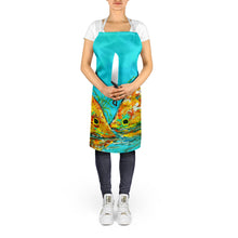 Load image into Gallery viewer, Side By Side Red Fish Apron – Artist-Designed Kitchen, BBQ &amp; Craft Apron