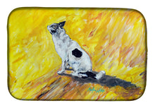 Load image into Gallery viewer, Sleeping In The Sunshine Dog Dish Drying Mat – Absorbent, Artistic Kitchen Essentials