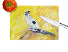 Load image into Gallery viewer, Sleeping In The Sunshine Dog Glass Cutting Boards – Durable, Decorative Kitchen Art