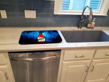 Load image into Gallery viewer, So Hot I'm Blue Sauce Dish Drying Mat – Absorbent, Artistic Kitchen Essentials