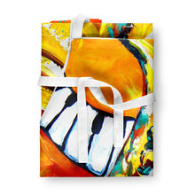 Load image into Gallery viewer, Something Blues Saxaphone and Piano Apron – Artist-Designed Kitchen, BBQ &amp; Craft Apron