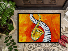 Load image into Gallery viewer, Something Blues Saxaphone and Piano Doormat-24x36 Indoor / Outdoor Rug | Made in USA