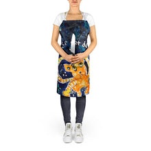 Load image into Gallery viewer, Space Cat Det Cat Apron – Artist-Designed Kitchen, BBQ &amp; Craft Apron