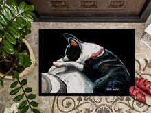 Load image into Gallery viewer, Boston Terrier Spot In The Sun Doormat-24x36 Indoor / Outdoor Rug | Made in USA