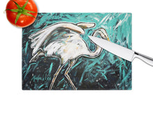 Load image into Gallery viewer, Heron Stretch Glass Cutting Boards – Durable, Decorative Kitchen Art