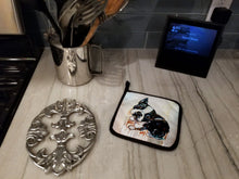 Load image into Gallery viewer, Boston Terrier The Look Pot Holders - Set of 2 Decorative Kitchen Helpers | Made in the USA