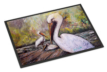 Load image into Gallery viewer, Three Pelicans on a Pier Doormat-24x36 Indoor / Outdoor Rug | Made in USA