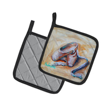 Load image into Gallery viewer, Toe Toe Ballet Shoes Pot Holders - Set of 2 Decorative Kitchen Helpers | Made in the USA