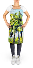 Load image into Gallery viewer, Tropical Breeze Palm Trees Apron – Artist-Designed Kitchen, BBQ &amp; Craft Apron