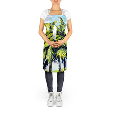 Load image into Gallery viewer, Tropical Breeze Palm Trees Apron – Artist-Designed Kitchen, BBQ &amp; Craft Apron