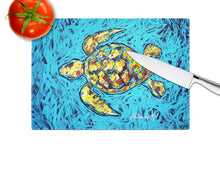 Load image into Gallery viewer, Turtle Drive Glass Cutting Boards – Durable, Decorative Kitchen Art