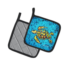 Load image into Gallery viewer, Turtle Drive Pot Holders - Set of 2 Decorative Kitchen Helpers | Made in the USA