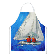 Load image into Gallery viewer, Twos Company Sailboat Apron – Artist-Designed Kitchen, BBQ &amp; Craft Apron