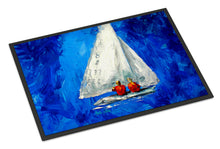 Load image into Gallery viewer, Twos Company Sailboat Doormat-24x36 Indoor / Outdoor Rug | Made in USA