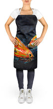Load image into Gallery viewer, Red Fish Two Tales Apron – Artist-Designed Kitchen, BBQ &amp; Craft Apron