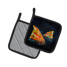 Load image into Gallery viewer, Red Fish Two Tales Pot Holders - Set of 2 Decorative Kitchen Helpers | Made in the USA