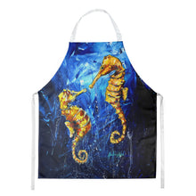 Load image into Gallery viewer, Seahorses Two To Tango Apron – Artist-Designed Kitchen, BBQ &amp; Craft Apron