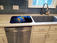 Load image into Gallery viewer, Seahorses Two To Tango Dish Drying Mat – Absorbent, Artistic Kitchen Essentials