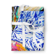 Load image into Gallery viewer, Butterfly Violet Tip Apron – Artist-Designed Kitchen, BBQ &amp; Craft Apron