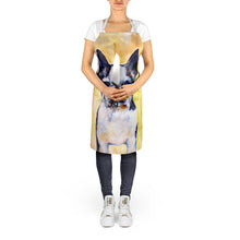 Load image into Gallery viewer, Boston Terrier Walker Two Apron – Artist-Designed Kitchen, BBQ &amp; Craft Apron
