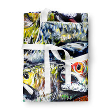 Load image into Gallery viewer, Wanna Be Fishin Apron – Artist-Designed Kitchen, BBQ &amp; Craft Apron