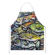 Load image into Gallery viewer, Wanna Be Fishin Apron – Artist-Designed Kitchen, BBQ &amp; Craft Apron