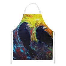 Load image into Gallery viewer, What Was That Black Crows Apron – Artist-Designed Kitchen, BBQ &amp; Craft Apron