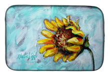 Load image into Gallery viewer, Yellow Sun Sunflowers Dish Drying Mat – Absorbent, Artistic Kitchen Essentials
