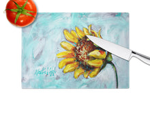 Load image into Gallery viewer, Yellow Sun Sunflowers Glass Cutting Boards – Durable, Decorative Kitchen Art