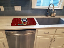 Load image into Gallery viewer, Zee Brown Dish Drying Mat – Absorbent, Artistic Kitchen Essentials