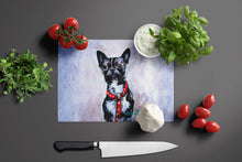 Load image into Gallery viewer, Boston Terrier Ziggy Glass Cutting Boards – Durable, Decorative Kitchen Art