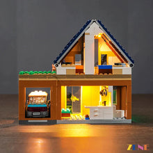 Load image into Gallery viewer, LEGO Family House and Electric Car #60398 Light Kit