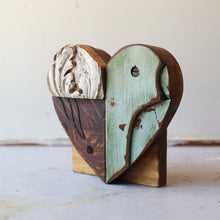 Load image into Gallery viewer, Reclaimed Wooden Heart Emojis