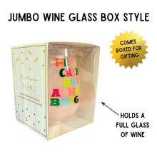 Load image into Gallery viewer, Aunt Jumbo Stemless Wine Glass in Pink | 30 Oz. | Holds an Entire Bottle of Wine