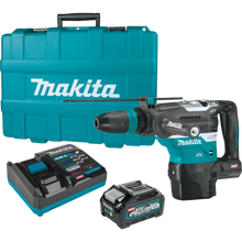 Load image into Gallery viewer, Makita GRH05M1 40V max XGT® Brushless 1‑9/16" SDS‑MAX AVT® Rotary Hammer Kit, AFT®, AWS® Capable (4.0Ah)