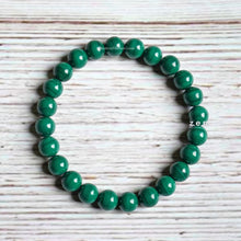Load image into Gallery viewer, Malachite Pain Relief and Vertigo Support Bracelet