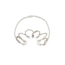 Load image into Gallery viewer, Man-Repeller Teeth Necklace in Silver