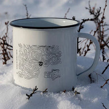 Load image into Gallery viewer, Helle Map Enamel Cup