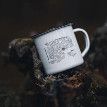 Load image into Gallery viewer, Helle Map Enamel Cup