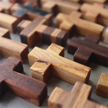 Load image into Gallery viewer, Handmade Wooden Pocket Crosses