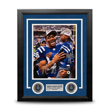 Load image into Gallery viewer, Marvin Harrison, Sr. &amp; Jr. Indianapolis Colts Autographed 8" x 10" Framed Football Photo