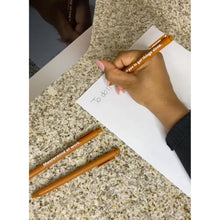 Load image into Gallery viewer, Mastermind Pen Set 🏆 | Gel Click Pen Gift Set | 3 Pens in Caramel