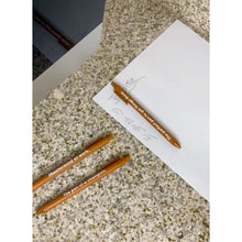 Load image into Gallery viewer, Mastermind Pen Set 🏆 | Gel Click Pen Gift Set | 3 Pens in Caramel