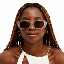 Load image into Gallery viewer, Claim It - Clear Brown Sunglasses