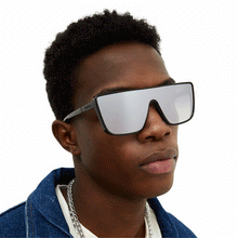 Load image into Gallery viewer, Sustainable Rayz - Chrome Limited Edition  Squared Sunglasses