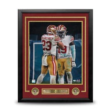 Load image into Gallery viewer, Christian McCaffrey &amp; Deebo Samuel San Francisco 49ers Autographed 16" x 20" Framed Football Photo