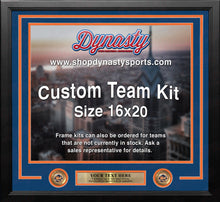 Load image into Gallery viewer, New York Mets Custom MLB Baseball 16x20 Picture Frame Kit (Multiple Colors)