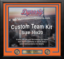 Load image into Gallery viewer, New York Mets Custom MLB Baseball 16x20 Picture Frame Kit (Multiple Colors)